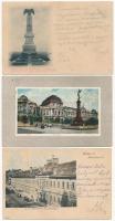 38 db régi külföldi városképes lap, közte néhány erdélyi lap; vegyes minőség / 38 pre-1945 European town-view postcards, including a few Translyvanian cards; mixed quality