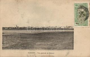 1912 Djibouti, Vue générale / general view. TCV card (fl)
