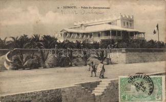 1912 Djibouti, Palais du Gouvernement / Government Palace. TCV card (fl)