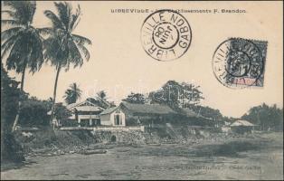 1908 Libreville, Les Etablissements F. Brandon / F. Brandon institutions