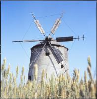 1985 Tés, szélmalom, 13 db professzionális minőségű, vintage diapozitív felvétel, amelyek szabadon f...