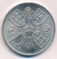 Nagy-Britannia 1953. 5Sh Cu-Ni "II. Erzsébet koronázása" T:2 
Great Britain 1953. 5 Shill...
