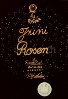 Rosenthal Jruni Rosen  falikép, matricás, jelzett, hibátlan, d: 15 cm