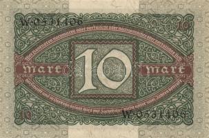Német Birodalom/Weimari Köztársaság 1920. 10M(5x)T:I