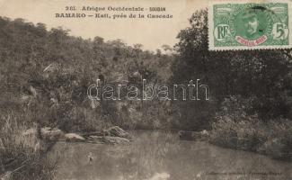 1912 Bamako - Kati, prés de la Cascade / near the waterfall. TCV card