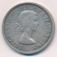 Kanada 1960. 1$ Ag II. Erzsébet T:2 Canada 1960. 1 Dollar Ag Elizabeth II C:XF