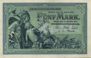 Német Birodalom/Császárság 1904. 5M T:I