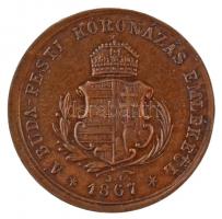 1867. "A Buda-Pesti koronázás emlékeül 1867 / Éljen I. Ferencz József és Erzsébet Magyarország ...