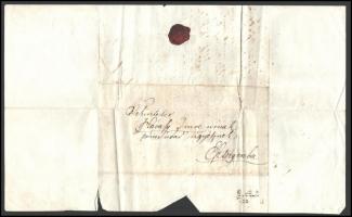 1861-1865 2 db levél: Havasy Imre ügyvédnek Esztergomba különféle ügyekben, az egyik rányomott viasz...