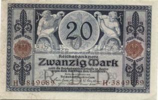 Német Birodalom/Császárság 1915. 20M T:I