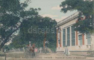 Dakar, Palais de Justice et Boulevard / court of justice, boulevard