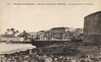 Dakar, Ile de Gorée, La pointe Nord et la Rotonde / northern shore, Rotunda