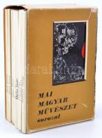 Mai magyar művészet sorozat 10 db füzete kiadói tékában