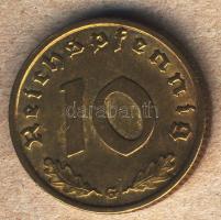 Német 3. Birodalom 1936G 10Pf RR!! A 4. legritkább 10Pf-es német kiadás T:2-/3+