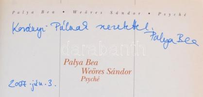 Palya Bea - Weöres Sándor: Psyché. Gyulai Líviusz rajzaival. Dedikált: Bp., 2005. Helikon. CD mellék...