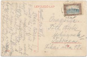 1920 Budapest, Erzsébet híd, villamos, gőzhajó (ázott / wet damage)