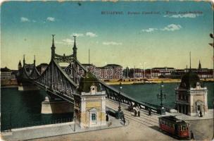 Budapest, Ferenc József híd, villamos (EK)