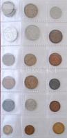 77db-os vegyes külföldi fémpénz tétel albumba rendezve, közte Bulgária, NDK, Szovjetunió T:vegyes
7...