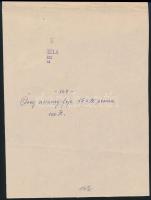 Ducsay Béla(1893-1967): Öregasszony feje. Ceruza, papír, jelzett, hagyatéki bélyegzővel, 20×15 cm