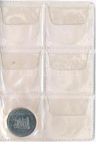 22db-os vegyes külföldi fémpénz tétel kis albumban, közte Bulgária, Hongkong, Nagy-Britannia, Vaticá...