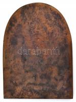 "Herend Hungary 1826 Handpainted" bronz márkajelzés, címerrel, 16×11,5 cm