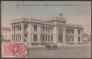 1912 Dakar, Le Palais du Port / harbour, palace. TCV card (EK)