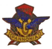 DN Csepel Pannonia fém zománcozott jelvény (20x17mm) T:2