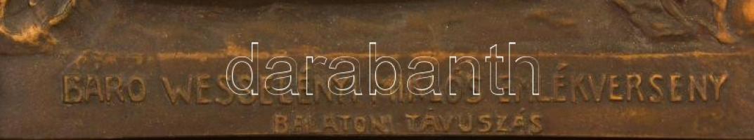 Holló Barnabás (1865-1917): "Báró Wesselényi Miklós emlékverseny - Balatoni távúszás" Bron...