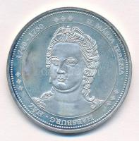 DN Magyarország Keresztény Királyai / II. Mária Terézia 1740-1780 Ag emlékérem (19,96g/0.333/39mm) T:PP ujjlenyomat