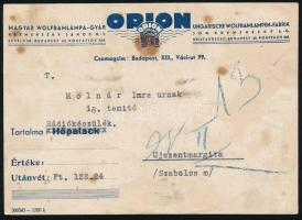 cca 1941-1944 Rádiózással kapcsolatos okmányok: rádiótartási engedély, csomagcímke, engedély visszav...