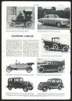 Vegyes autós papírrégiség tétel: számlák, levelek, hirdetések, ismertető anyagok, stb