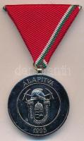 1995. "Tűzoltó Szolgálati Érem XXV" fém kitüntetés mellszalagon T:1-