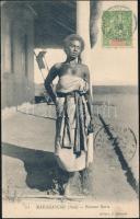 Madagascar, Femme Bara / Bara woman, folklore. TCV card (EK)