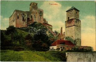 Trencsén, Trencín; vár. Kiadja Gansel Lipót / Trenciansky hrad / castle (EK)