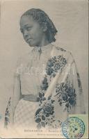 1904 Rasitera woman, Madagascar folklore. TCV card