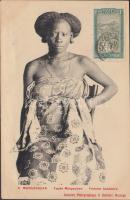 Types Malgaches, Femme Sakalave / Sakalava woman, Madagascar folklore. TCV card (EB)