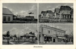 Aknaszlatina with airplane and shops