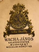 Wacha keménykalap, belső méret: 18×16 cm