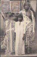 1905 Prince Sakalave et sa Famille / Sakalava prince and his family, Madagascar folklore. TCV card