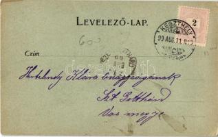 1899 Keszthely, Balaton fürdő. Kiadja Sujánszky József (EK)