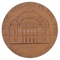 Reményi József (1887-1977) 1934. "A M. Kir. Operaház 50 éves fennállásának emlékére" Br em...