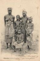 1906 Conakry, Types dEnfants Soussous / Susu children, Guinean folklore (small tear)