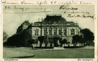 1927 Székesfehérvár, Kir. törvényház, Törvényszék + 1927 Országos Kiállítás és Vásár Székesfehérvár (EK)