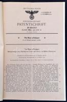 1936 Német birodalmi szabadalmi oklevél budapesti lakos részére, leírással