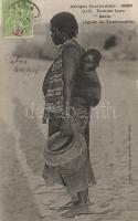 1907 Femme type Bella région de Tombouctou / woman from Timbuktu, child, folklore. TCV card (EK)
