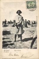 1907 Djibouti, Type Somalis / Somali man, folklore. TCV card