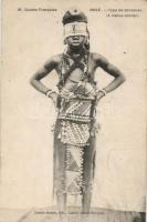 1907 Boké, Type de danseuse / native dancer, Guinean folklore
