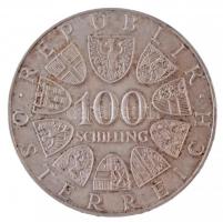 Ausztria 1977. 100Sch Ag "1200 éves a Kremsmünsteri apátság" T:1-, kis patina, kis ph.
Au...