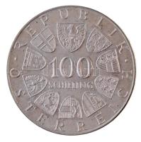 Ausztria 1975. 100Sch Ag "150 éve született ifj. Johann Strauss" T:1- kis patina
Austria ...