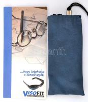 Látásjavító, szemtréner szemüveg, leírással, tokban